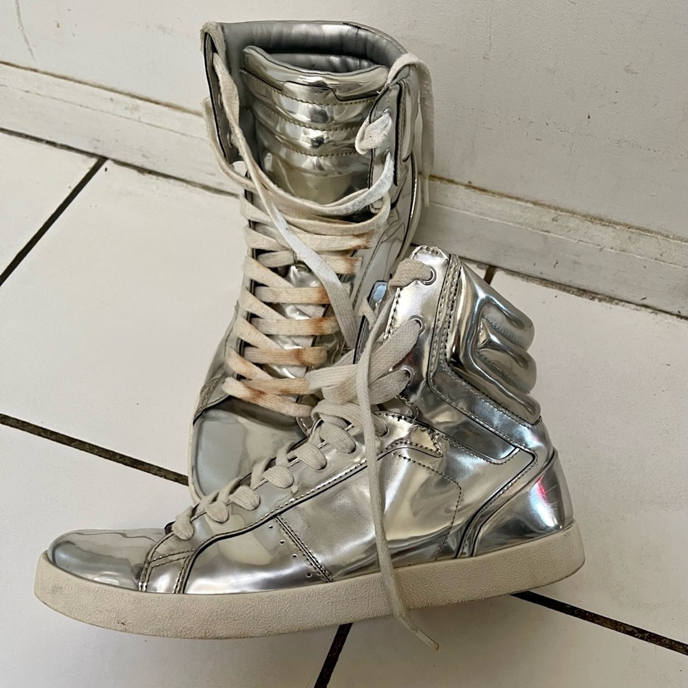 Zara Mens designer high top sneakers